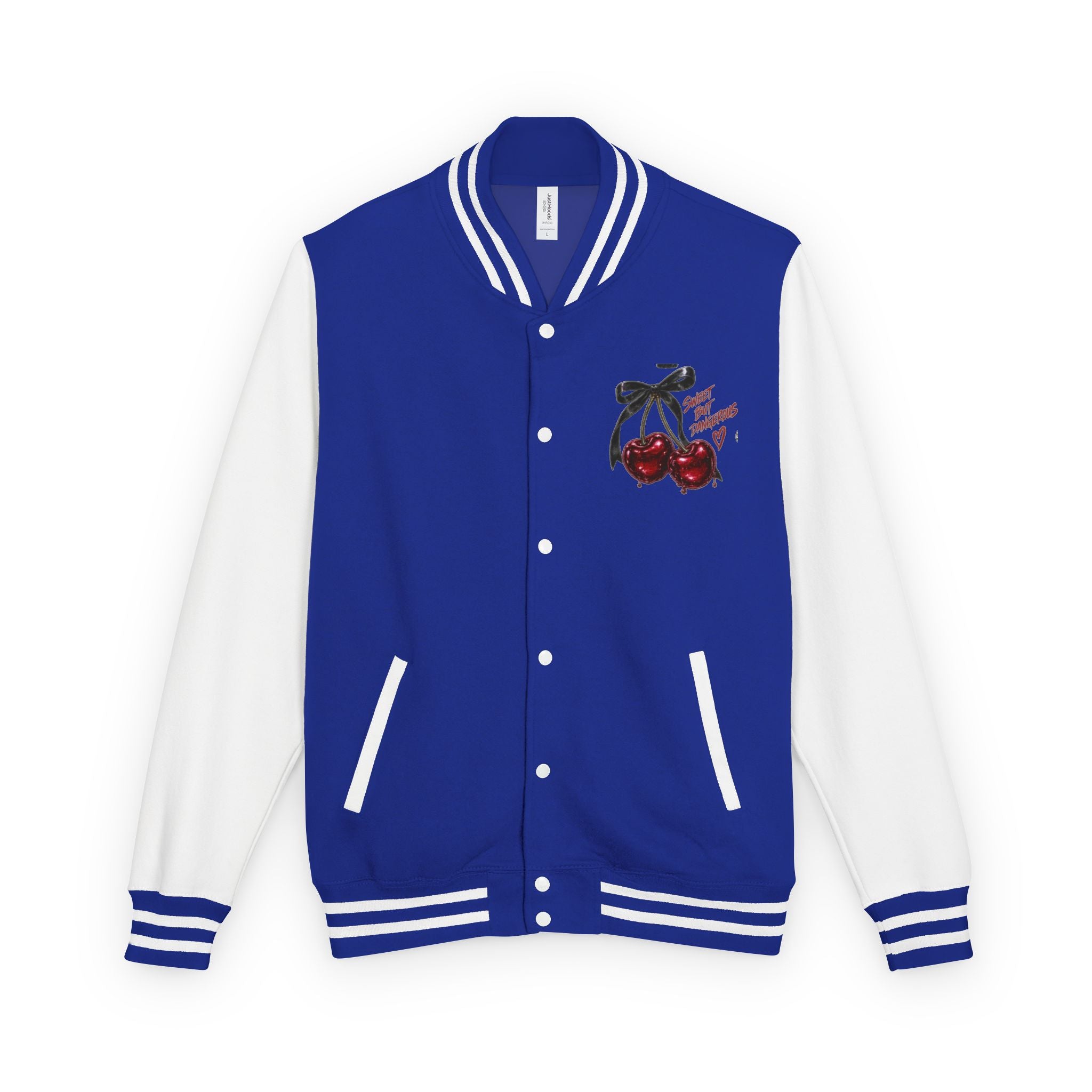 Letterman Jacket — 'Good Energy' Retro Skate Graphic Varsity Jacket