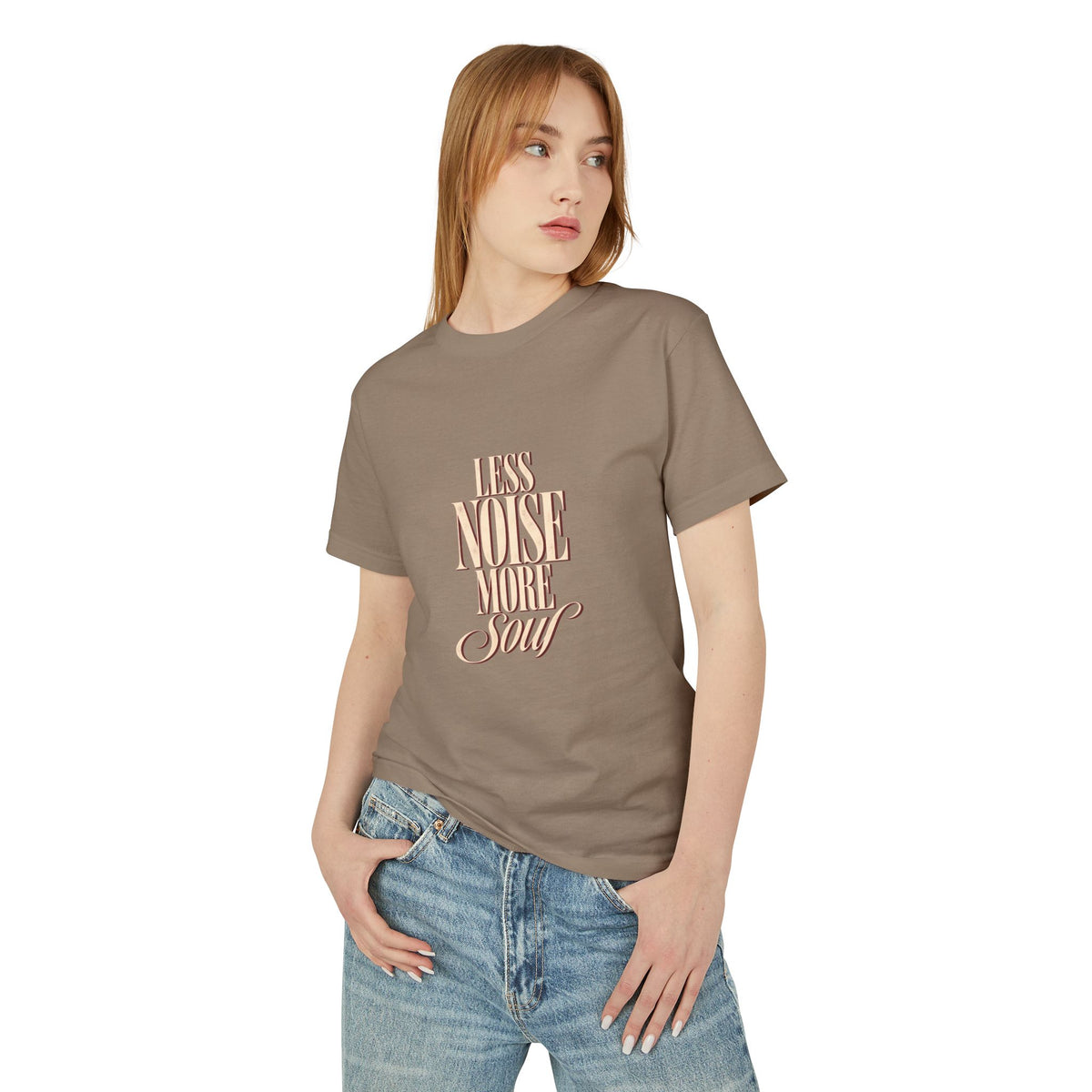 Less Noise More Soul Tee — product photo 15 of 24 | madeyourmark