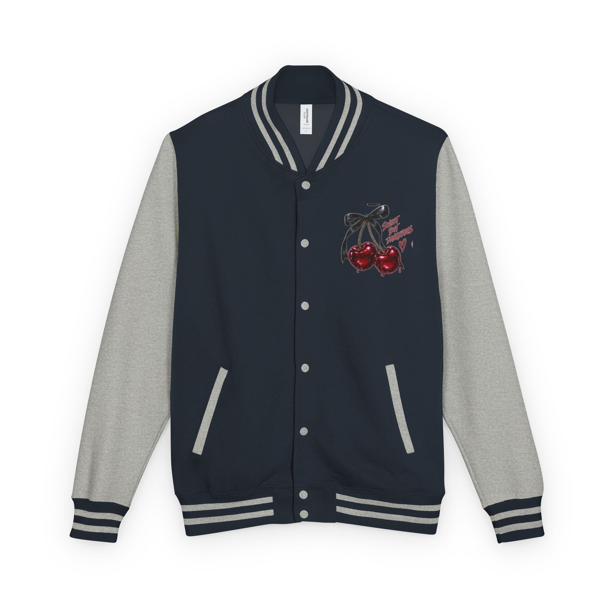 Letterman Jacket — 'Good Energy' Retro Skate Graphic Varsity Jacket