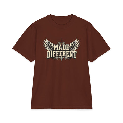 Made Different T-Shirt — 'Made Different' Graphic Tee with Wings & 'Discipline' Back Accent — product photo 2 of 20 | madeyourmark