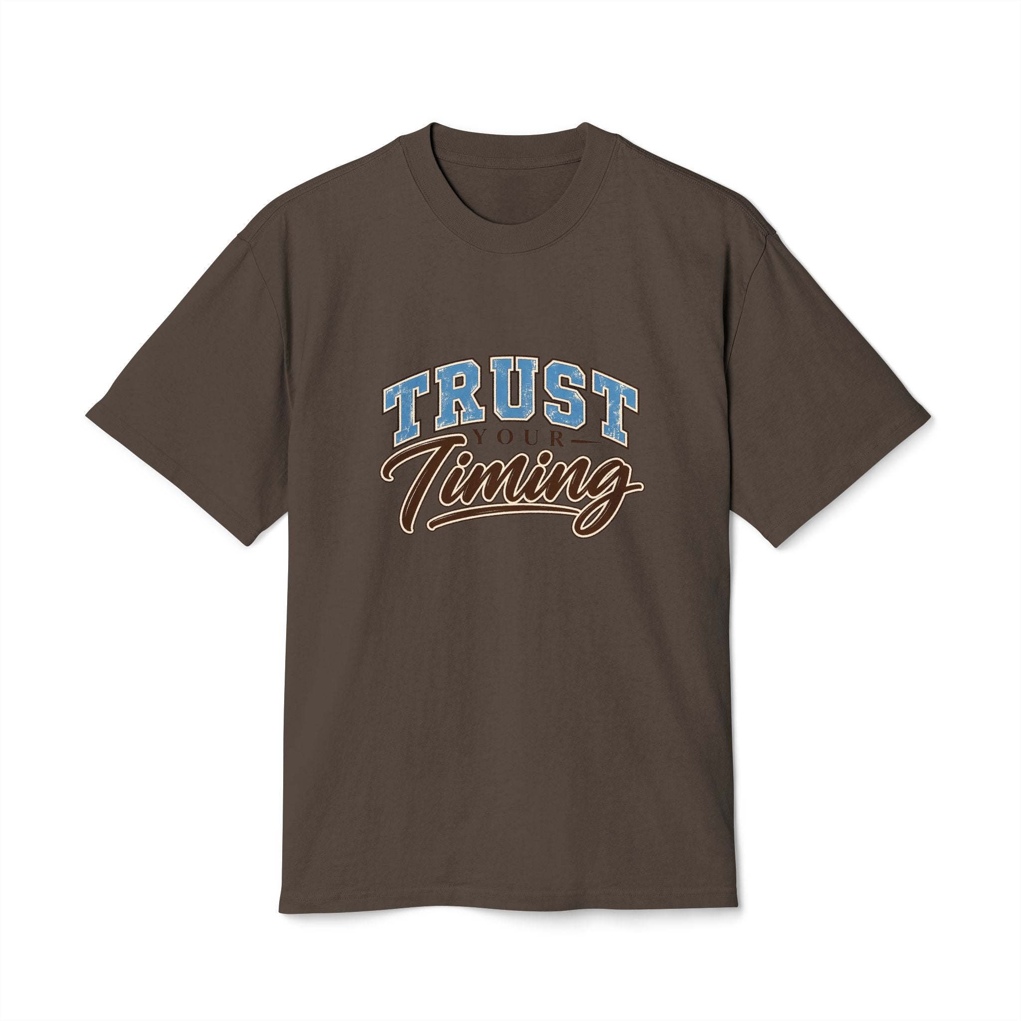 Trust Your Timing T-Shirt — Inspirational Retro Script Tee — product photo 4 of 20 | madeyourmark