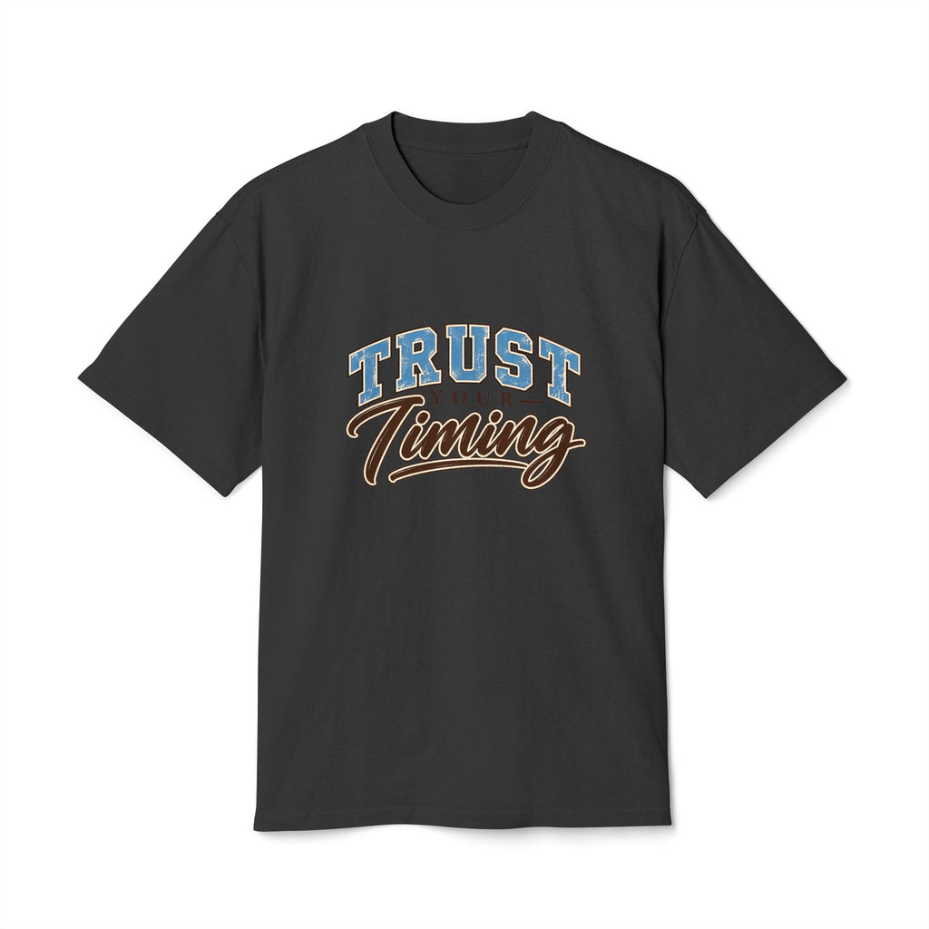 Trust Your Timing T-Shirt — Inspirational Retro Script Tee — product photo 7 of 20 | madeyourmark