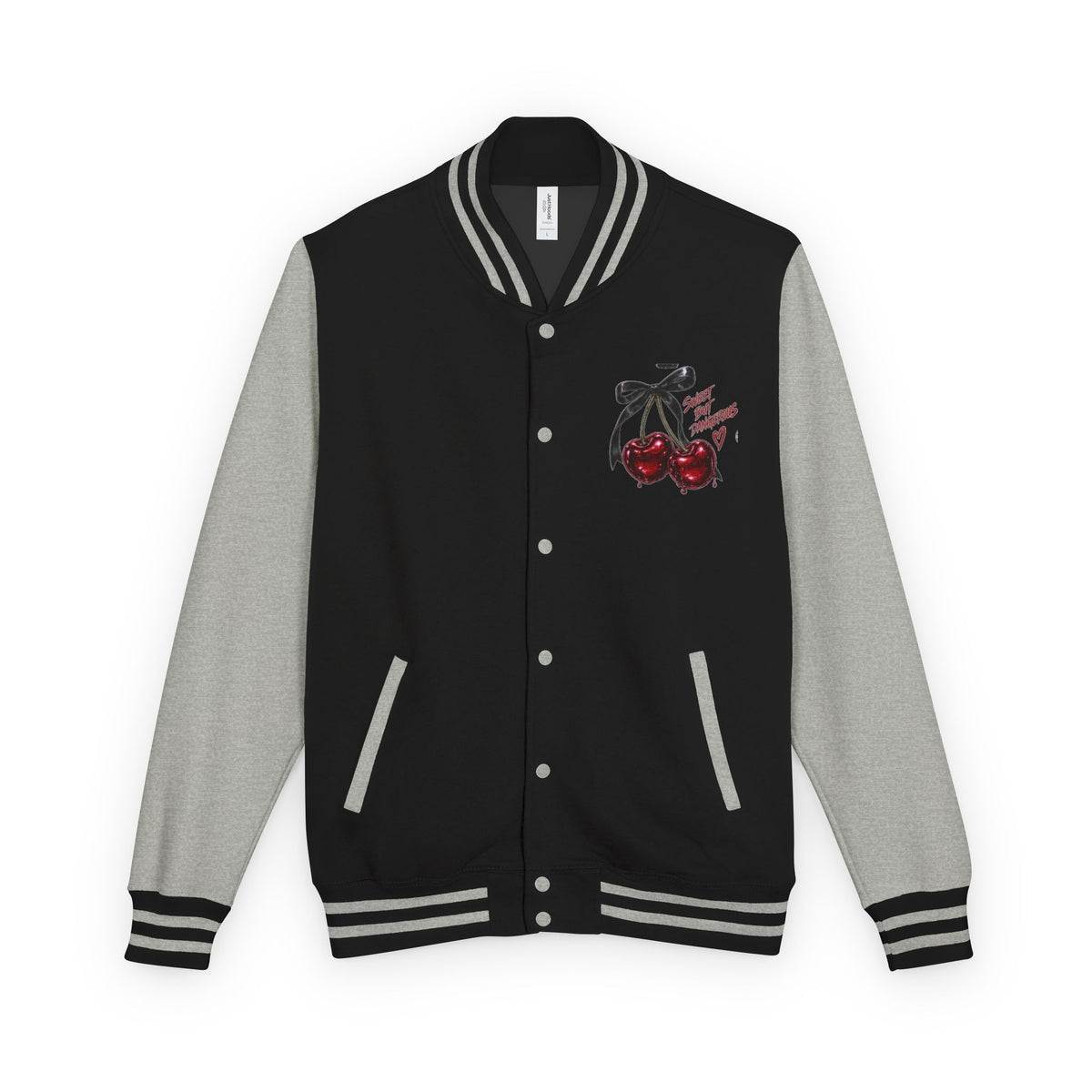 Letterman Jacket — 'Good Energy' Retro Skate Graphic Varsity Jacket