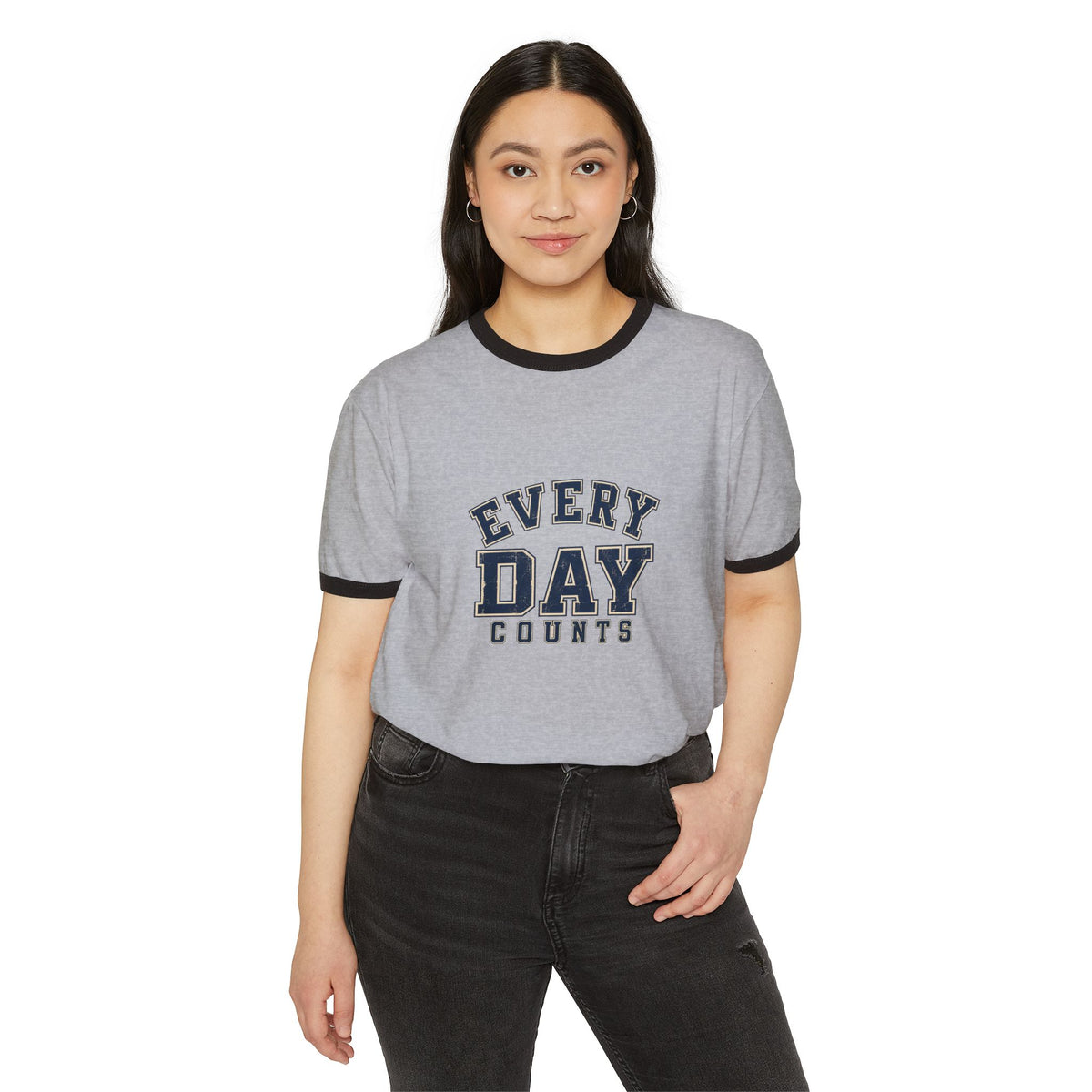 Every Day Counts Ringer T-Shirt — product photo 9 of 16 | madeyourmark