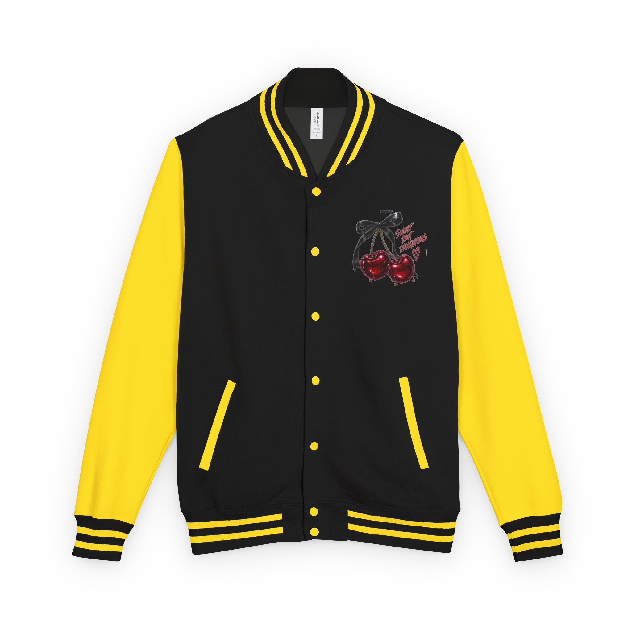 Letterman Jacket — 'Good Energy' Retro Skate Graphic Varsity Jacket