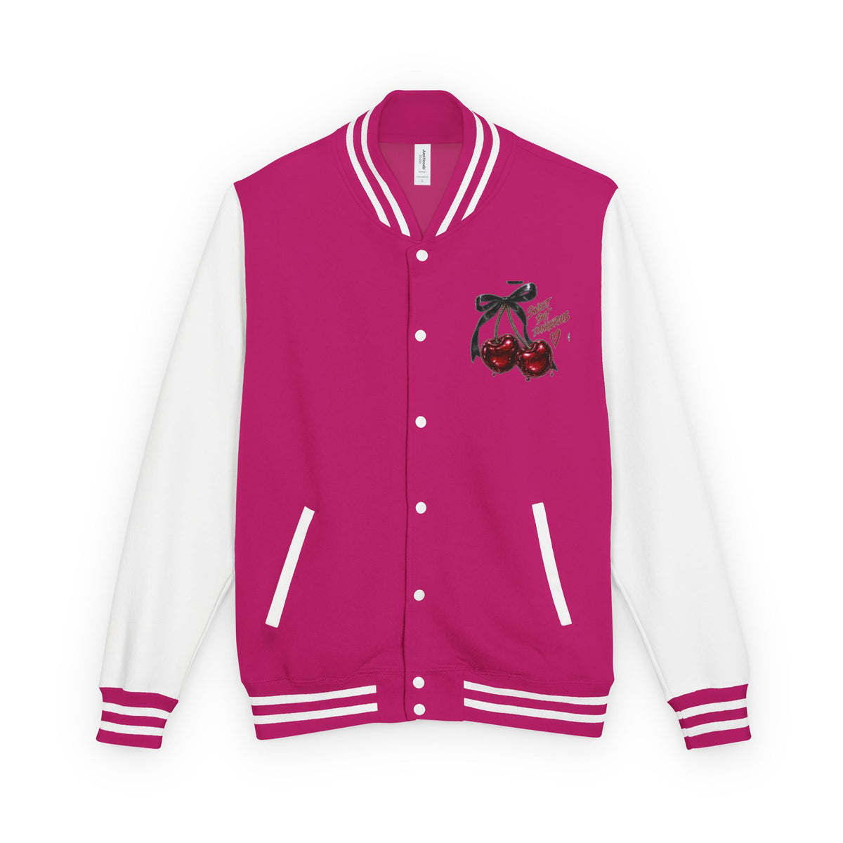 Letterman Jacket — 'Good Energy' Retro Skate Graphic Varsity Jacket