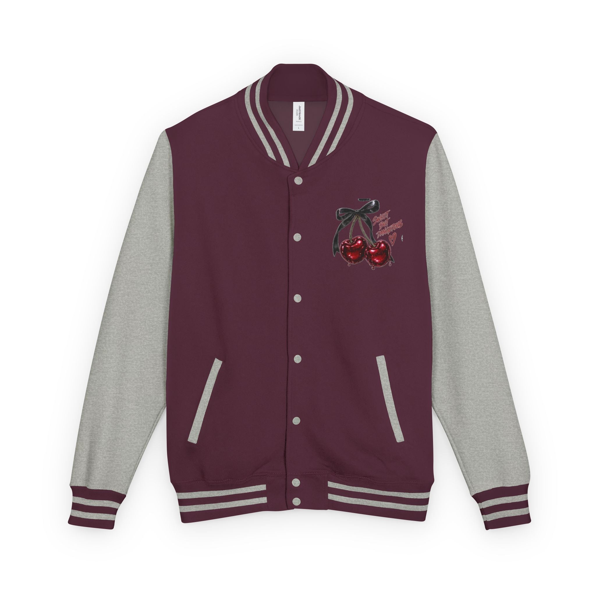 Letterman Jacket — 'Good Energy' Retro Skate Graphic Varsity Jacket