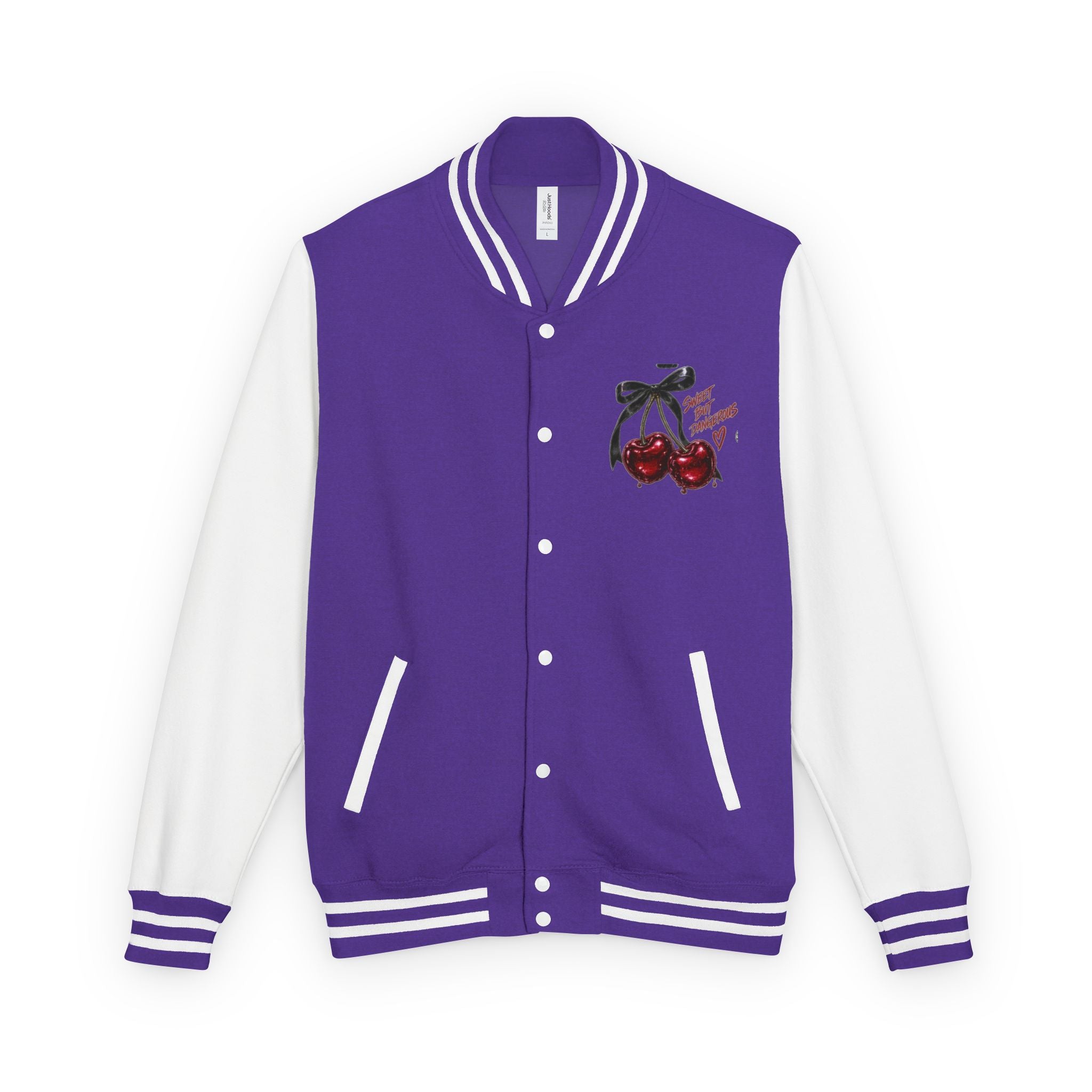 Letterman Jacket — 'Good Energy' Retro Skate Graphic Varsity Jacket